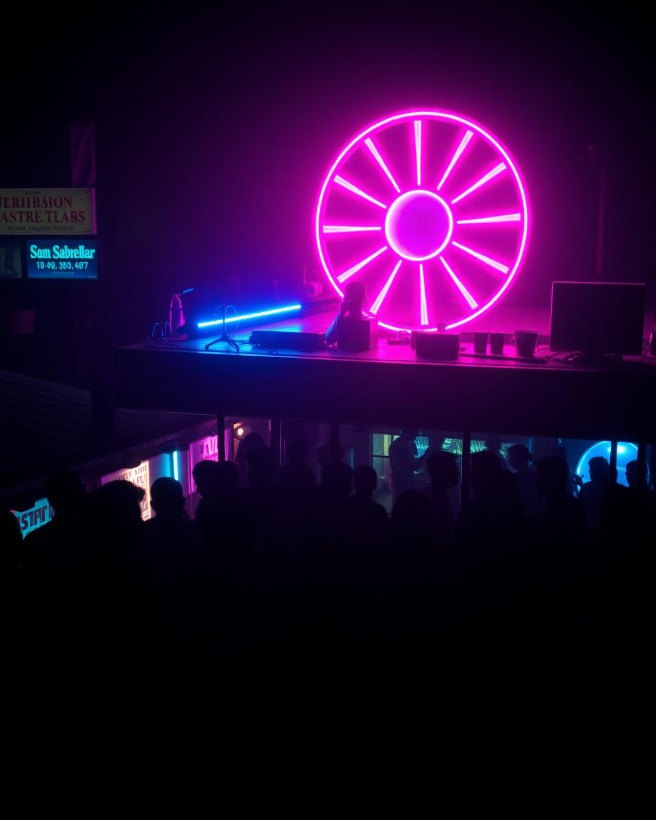 越南夜店霓虹氛圍